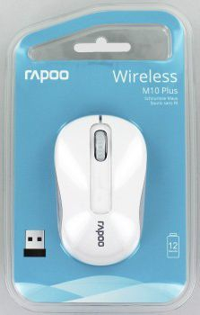 Глушец Rapoo M10PLUS, wireless, USB, бело