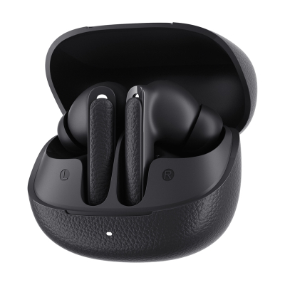 Kufje wireless QCY Buds ANC, Bluetooth 5.4, anulim zhurme -45 dB, të zeza