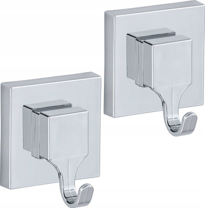 Grep muri Wenko Vacuum Loc, set 2 copë, inoks, argjend
