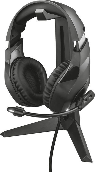 Mbajtëse kufjesh Trust GXT260 Cendor (22973), e zezë