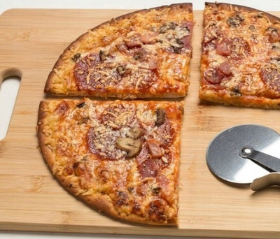 Prerëse pice Ambition Pizza Cutter Ivy, çelik inox, dorezë ergonomike, argjendtë