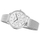 Ora dore Pacific Chronograph X6180-1, kronograf dekorativ, çelik inox, argjendtë