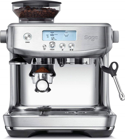 Aparat espreso Sage SES878BSS, 8 bar, 1650W, 2L, i hirtë
