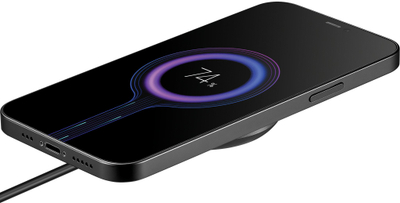 Karikues pa tela Sandberg Wireless Charger Magnet Qi2, 15W, magnetik, gri