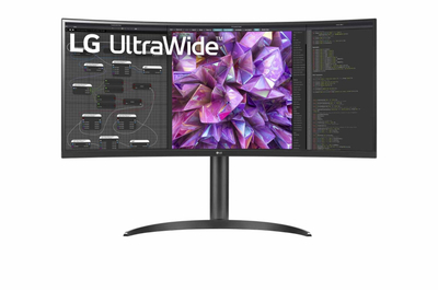 Монитор LG 34WQ75C-B, 34\", УлтраШирок QHD, црн