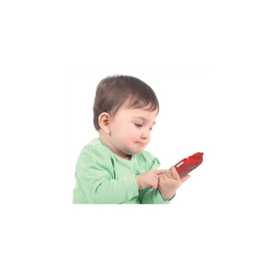 Lodër telefon për bebe Clementoni Baby Smartphone 14854, interaktiv, muzikor, i kuq