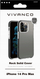 Këllëf telefoni Vivanco Rock Solid për iPhone 14 Plus, TPU, mbron nga rëniet deri 2 m, transparent me të zezë