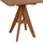 Tavolinë kopshti LEO HM9622.11, dru teak, 80x80x75 cm, ngjyrë natyrale