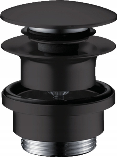 Set shkarkimi Hansgrohe Push Open, për lavamanë dhe bide, krom