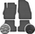Tapete gome për dysheme makine Ford Focus MK2, set 4 copë, të zeza