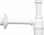 Sifon gjysmë për lavaman Hydroland, plastikë, 1 1/4"