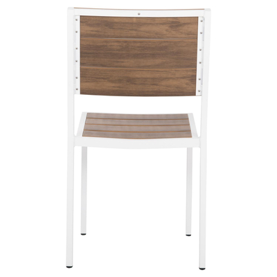 Karrige Saga prej alumini 46x52x86Hcm (HM6063.01), bardhë
