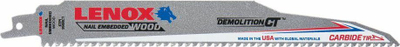 Teh sharre reciproke LENOX 956RCT Demolition CT, 230mm, 6 TPI, gri