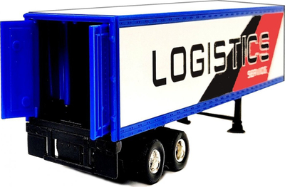 Lodër kamion Welly Volvo FH 600, me rimorkio, shkallë 1:64, shumëngjyrësh