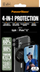 Set mbrojtës PanzerGlass 4‑në‑1, për iPhone 16 6.1", xham Ultra‑Wide Fit, kuti transparente me ring