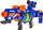 Pushkë lodër Blaze Storm Soft Ball Gun, automatike, 12 toptha shkumë, blu portokalli