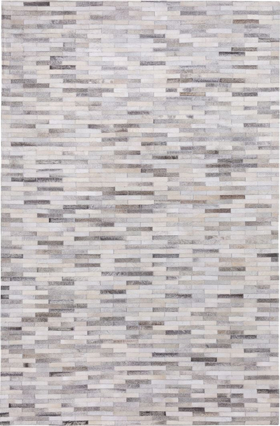 Tapet Beliani AHILLI, lëkurë natyrale, 160x230 cm, gri