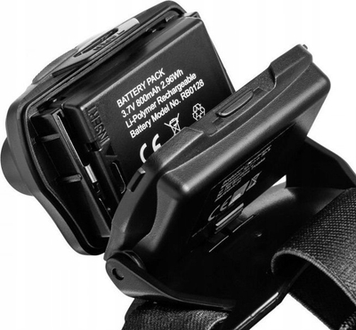 Bateri për elektrik Mactronic RB0128, 3.7V, 800mAh, e zezë