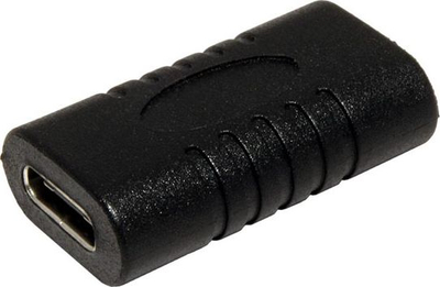 Adapter USB C KAU3CCCB01, USB C në USB C, femër në femër, i zi