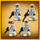Set ndërtimi LEGO Star Wars 75359, 332nd Ahsoka's Clone Trooper Battle Pack, 4 minifigura, shumëngjyrësh