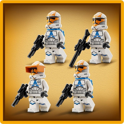 Set ndërtimi LEGO Star Wars 75359, 332nd Ahsoka's Clone Trooper Battle Pack, 4 minifigura, shumëngjyrësh