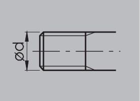 Кружна матрица FANAR NPT 3/4 x 14, HSS, сооднос 1:16