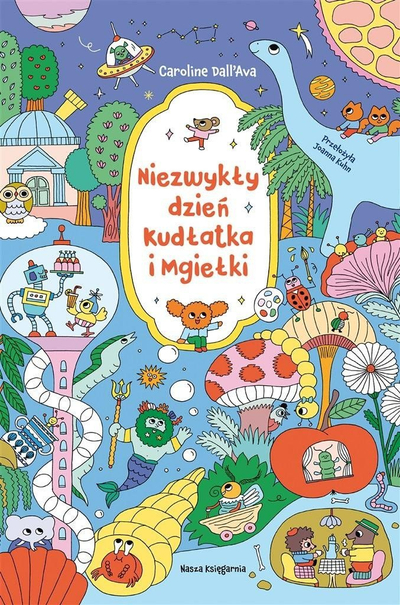 Книга за деца Nasza Księgarnia, Необичен ден на Кудуатек и Мгелка, со илустрации, во боја