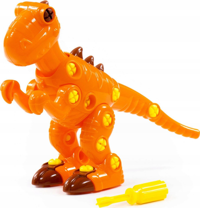 Lodër ndërtuese Wader Polesie Tyrannosaur, 40 copa, shumëngjyrëshe