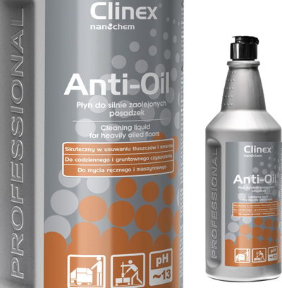 Течност за чистење Clinex Anti-Oil, за подови со многу маснотии, 1L