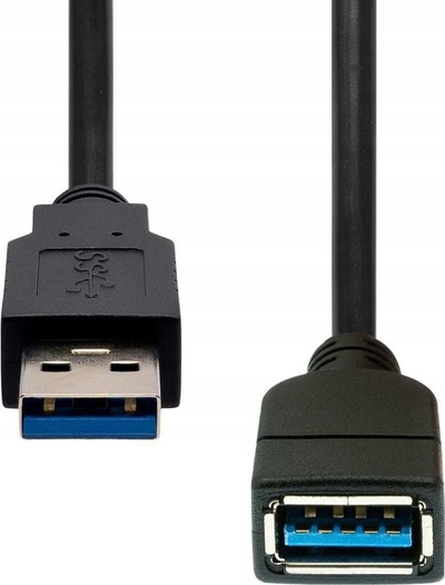 Kabllo zgjatëse USB ProXtend USB 3.2 Gen1, USB A mashkull në USB A femër, e zezë