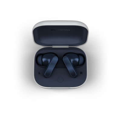 Kufje pa tel Motorola Moto Buds, 12.4mm drivers, 9 orë bateri, blu