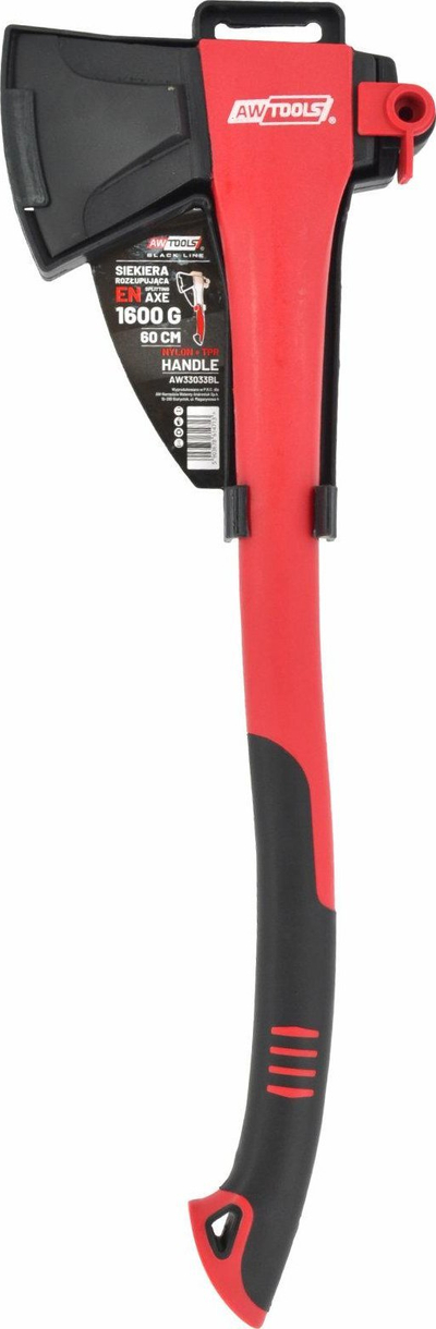 Sëpatë Awtools Axe With Wedge, 1600g, me dorezë kompozite, gri