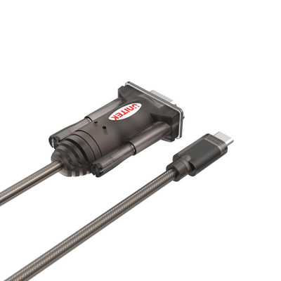 Kabllo seriale UNITEK Y-1105K, DB-9, 1.5 m, e zezë