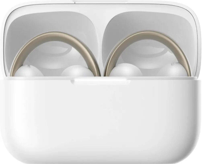 Kufje TWS Soundcore Aeroclip, Bluetooth, open ear, ngjyrë champagne e bardhë