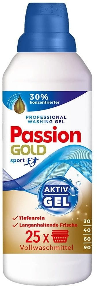 Xhel larës Passion Gold Sport, 1L, për rroba sporti