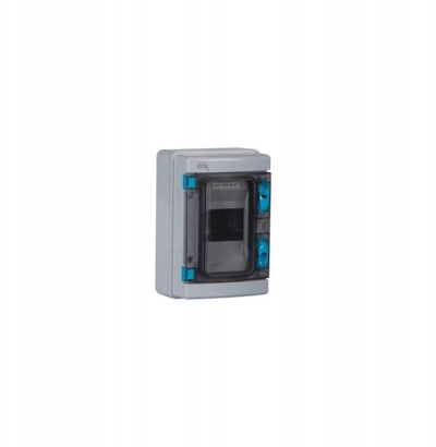 Kuti shpërndarje Ideal KDB IP65 S04T, IP65 IK10, 4 module, gri