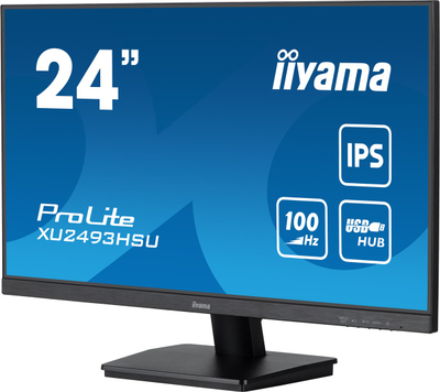 Монитор iiyama ProLite XU2493HSU-B7, 24\", IPS, 100Hz, црн