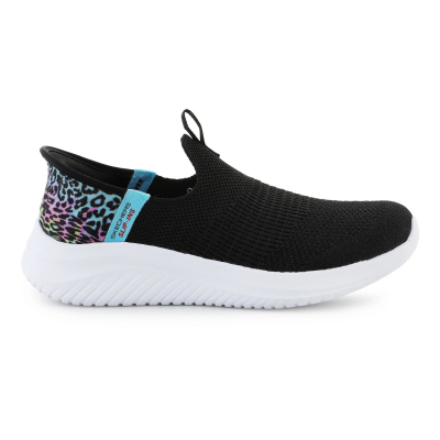 Atlete për kalamoj Skechers Slip-ins Ultra Flex 3.0 Colory Wild Jr 303801L-BKMT, taban Ultra Flex, shumëngjyrëshe
