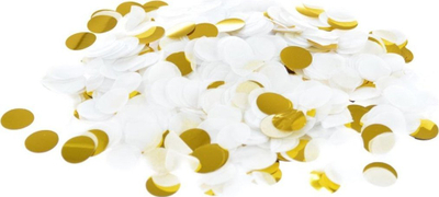 Konfeti Arpex Gold White, 15g, ari dhe e bardhë