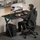 Tavolinë gaming SENSE7 VOLT RGB, 140x70 cm, ndriçim RGB, e zezë