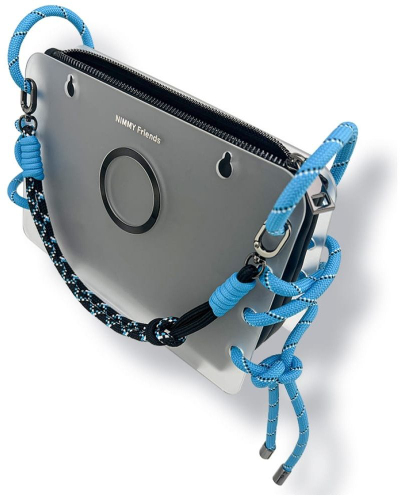 Çantë telefoni Nimmy Phone Bag Cool & Cute 2.0, tekstil, e zezë