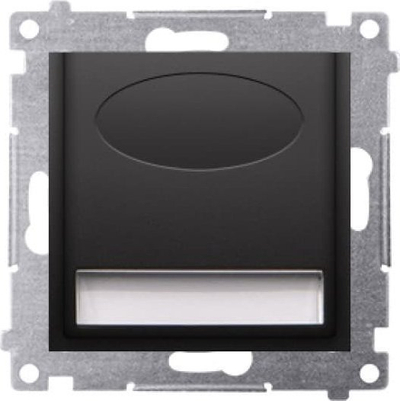 Dritë shkalle LED Simon 54 DOSB.01/49, 230V, 4200K, e zezë mat