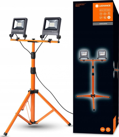 Prozhektor pune LED Ledvance Worklight Tripod, 60W, 5400 lm, portokalli
