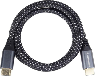 Kabllo HDMI PremiumCord kphdm21s1, HDMI 2.1, 1m, gri