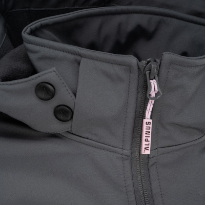 Xhaketë softshell për femra Alpinus Transitional, rezistente ndaj erës, me kapuç, ngjyrë grafit