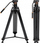 Tripod profesionist për video K&amp;F Concept KF09.121, 84–184 cm, kokë fluide 360°, i zi