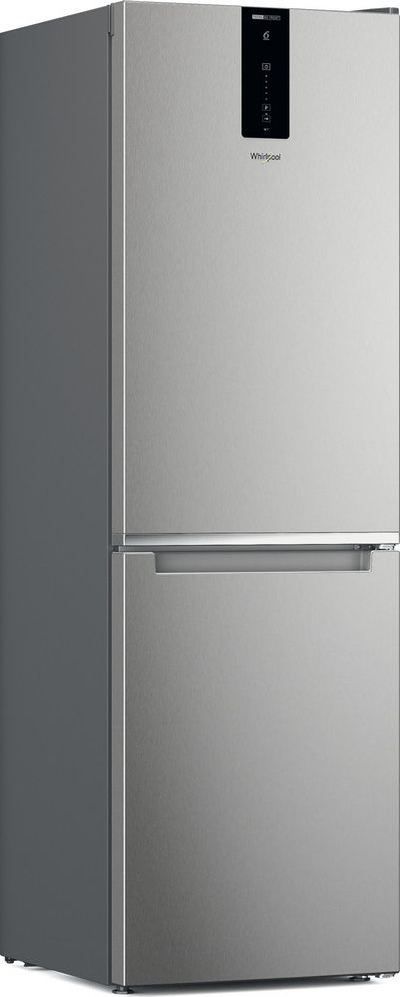 Frigorifer Whirlpool W7820OX, 300L, ngrirës poshtë, inox