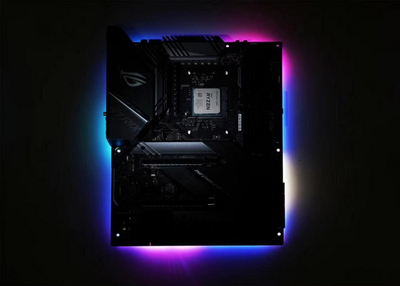 Kornizë ARGB për pllakë amë Lamptron Mainboard, ndriçim adresues, e zezë