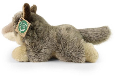 Lodër pelushi Rappa Ujk i shtrirë, 20 cm, ECO-friendly, gri