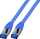 Kabllo rrjeti EFB Elektronik K5525FBL, Cat6a S/FTP, 1.5 m, blu